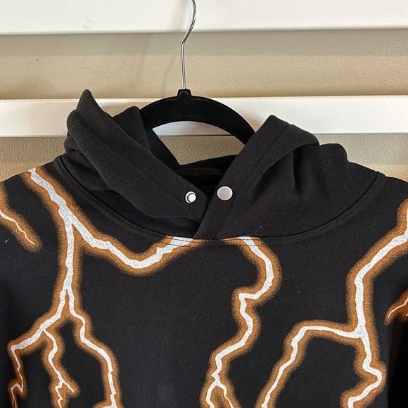 NWOT Darc Sport Wolves Club Lightning Black Hoodie - Picture 4 of 13